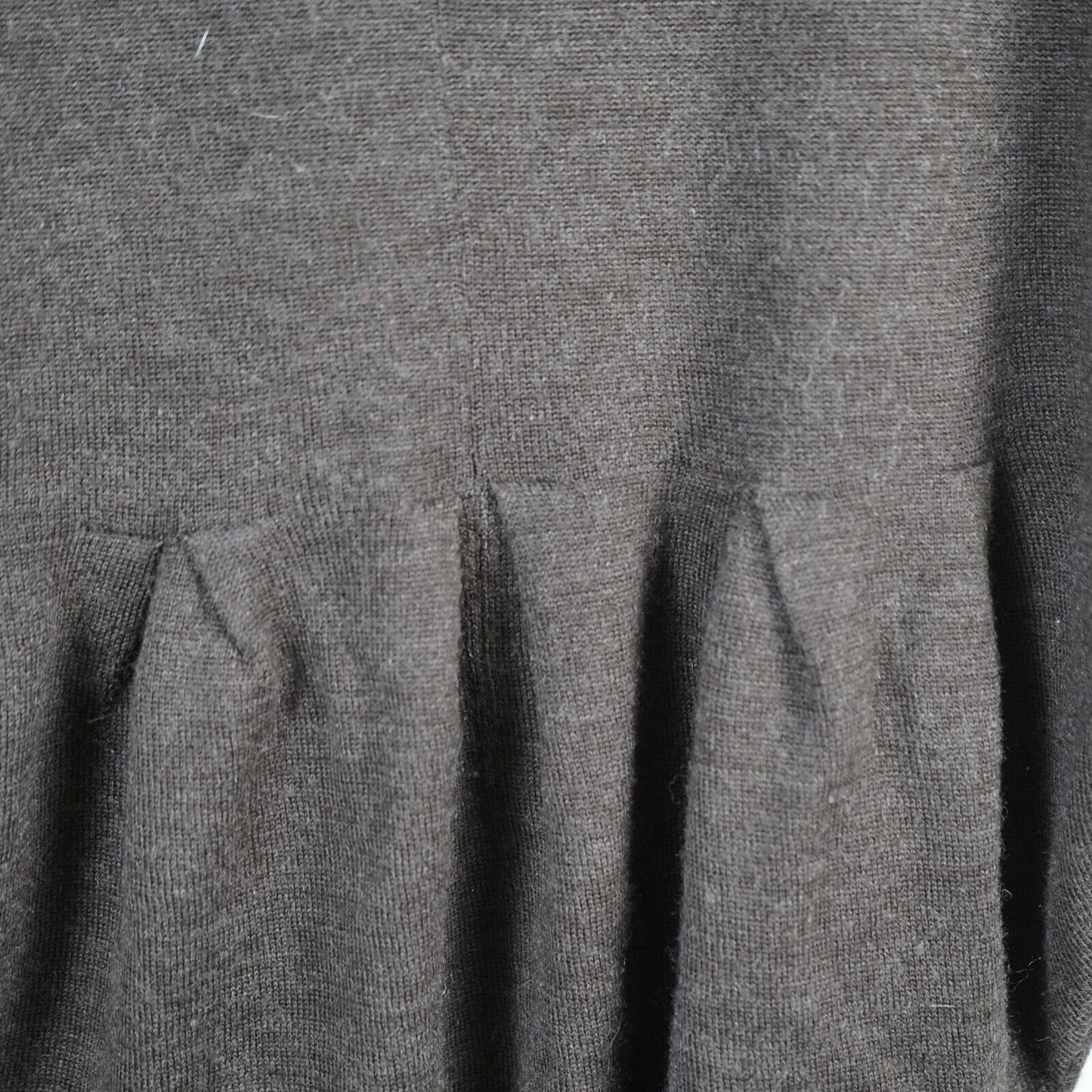 Coldwater Creek Size XS 4 Chocolate Brown Wool Blend V-Neck Sweater
