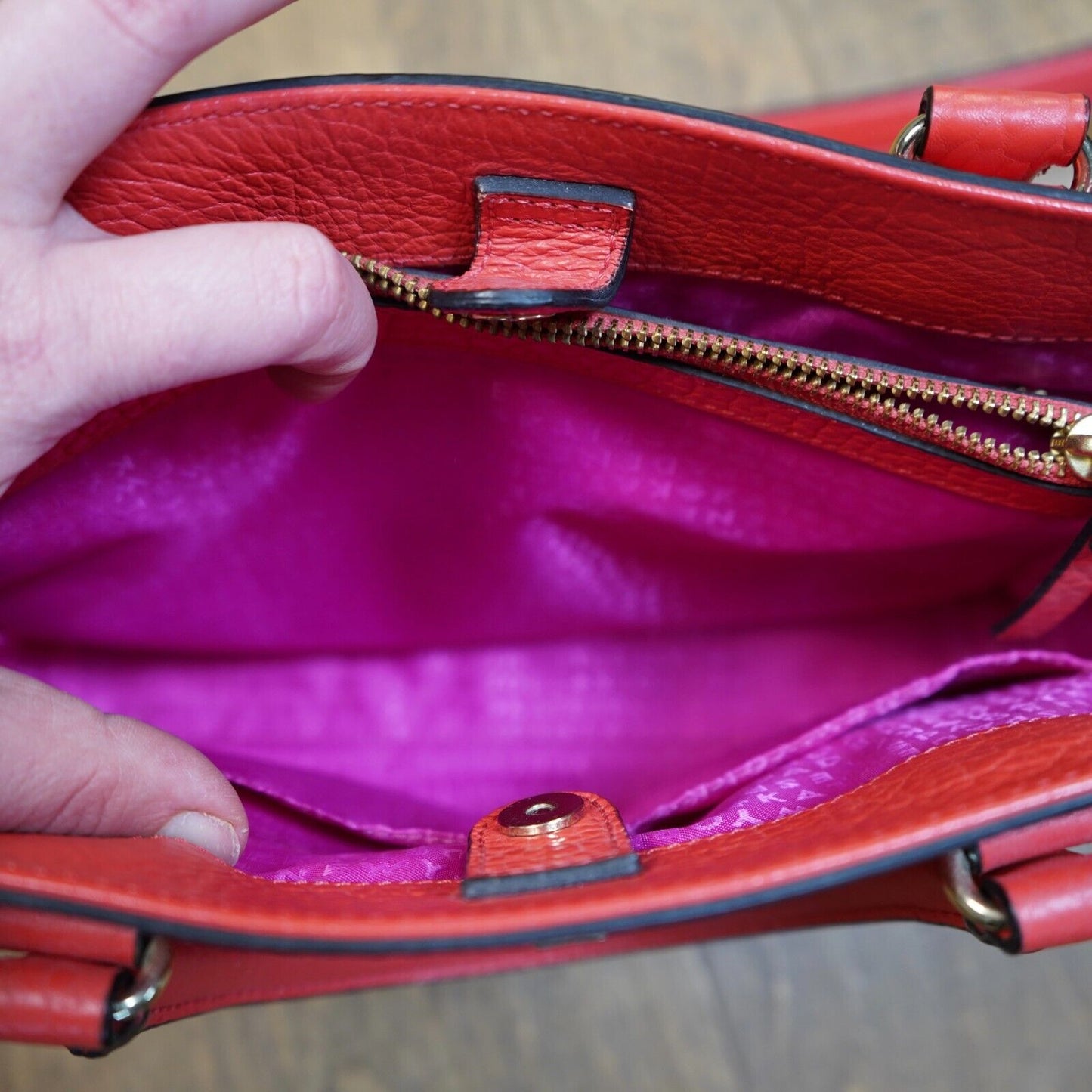 EUC Kate Spade Perri Lane Romy Pink Leather Satchel