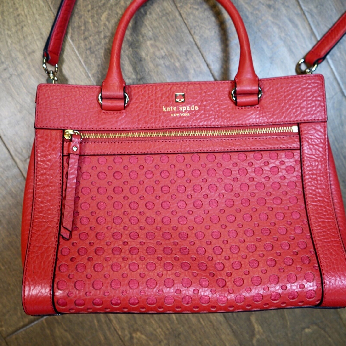 EUC Kate Spade Perri Lane Romy Pink Leather Satchel