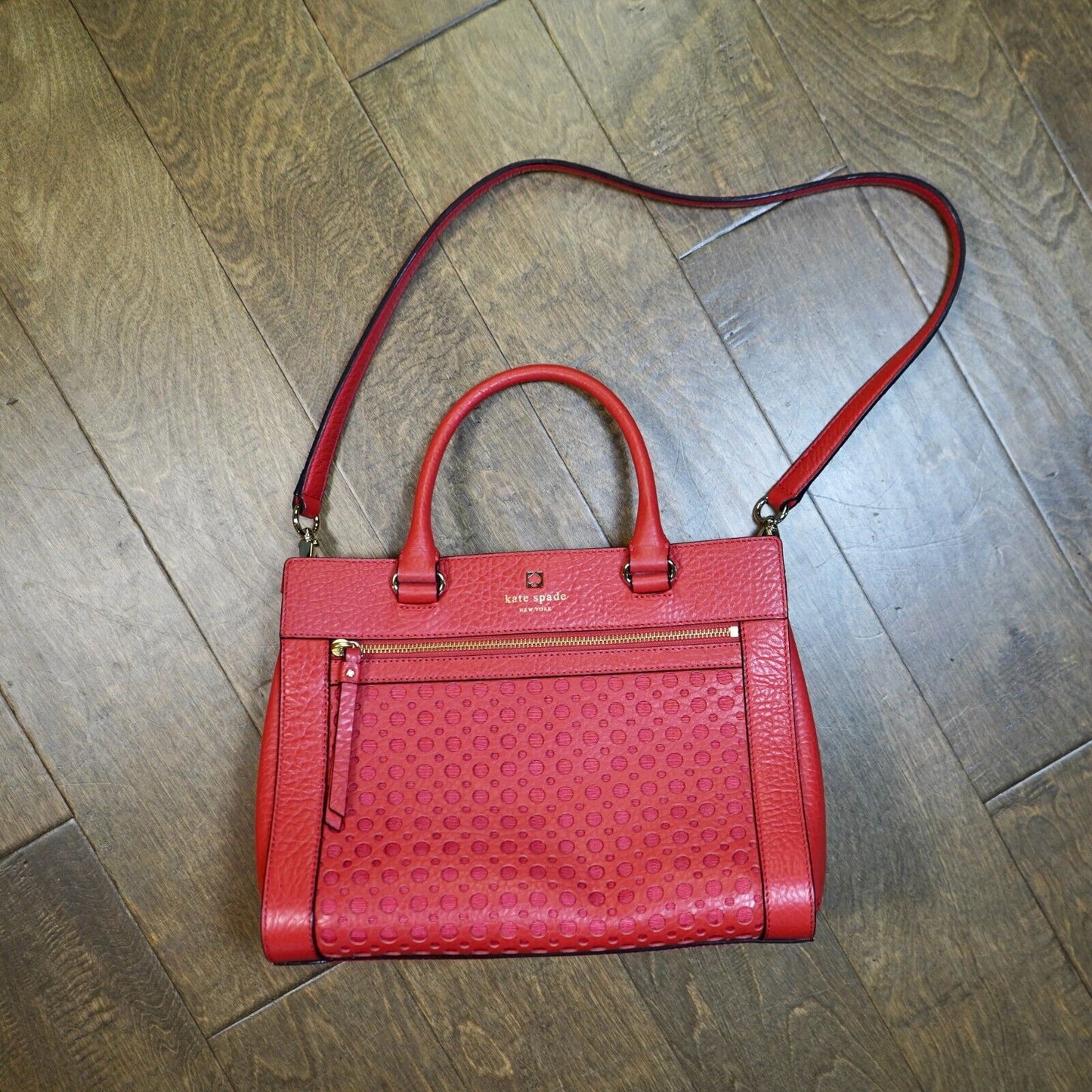 EUC Kate Spade Perri Lane Romy Pink Leather Satchel