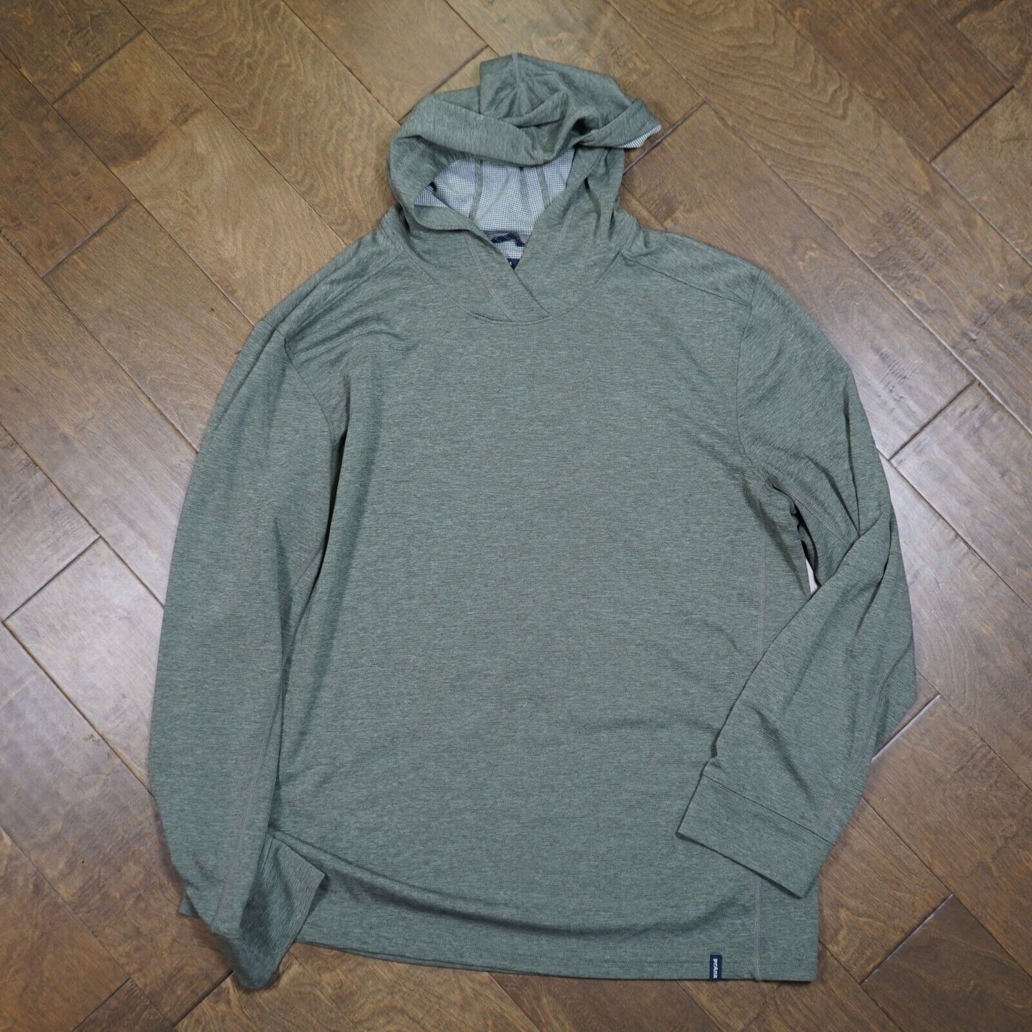 PrAna Sol Defender Long Sleeve Hoodie Sweatshirt Men’s Size 2XL Slim Fit