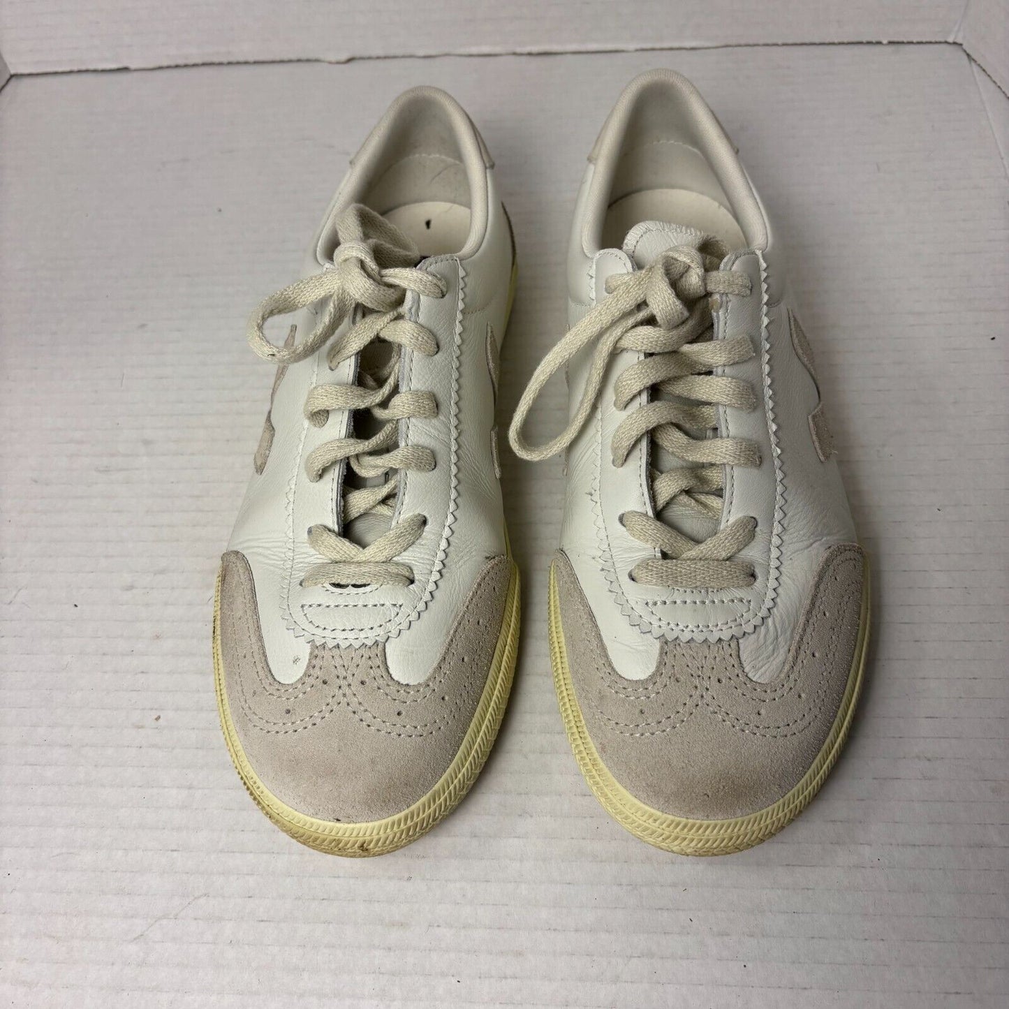 Veja Volley O.T. Leather White Natural Women Casual Lifestyle Shoes Size 9