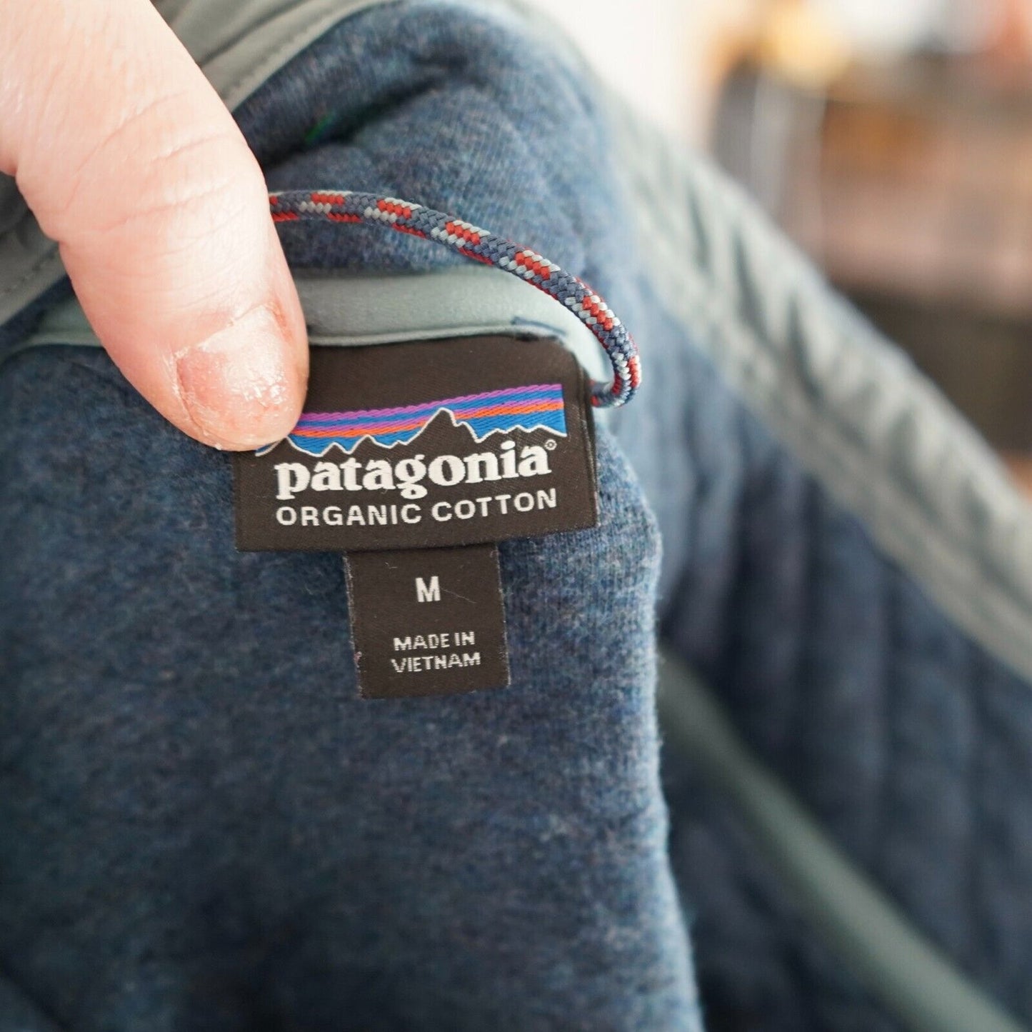 PATAGONIA WOMEN’S ORGANIC COTTON QUILT SNAP-T PULLOVER SIZE MEDIUM BLUE 25282