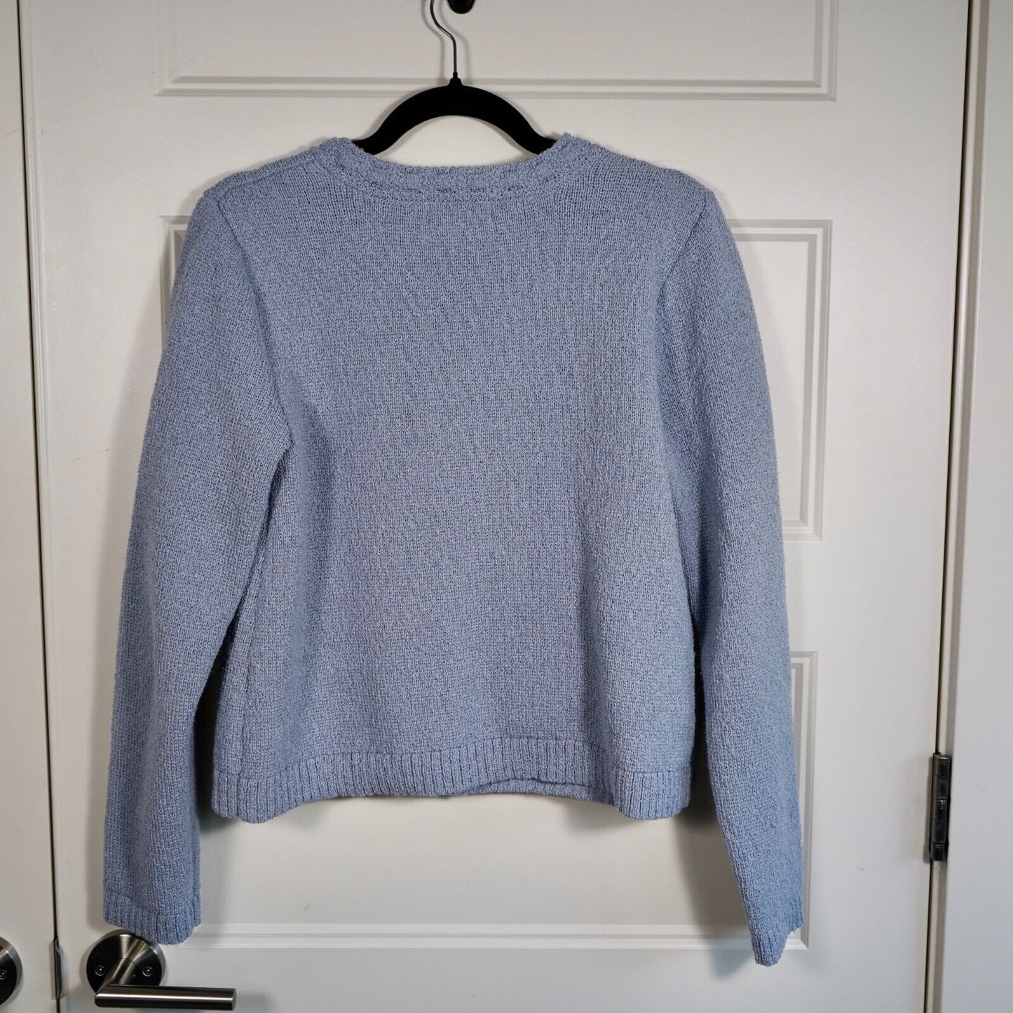 H&M Cardigan Powder Blue Knit Sweater Size Small