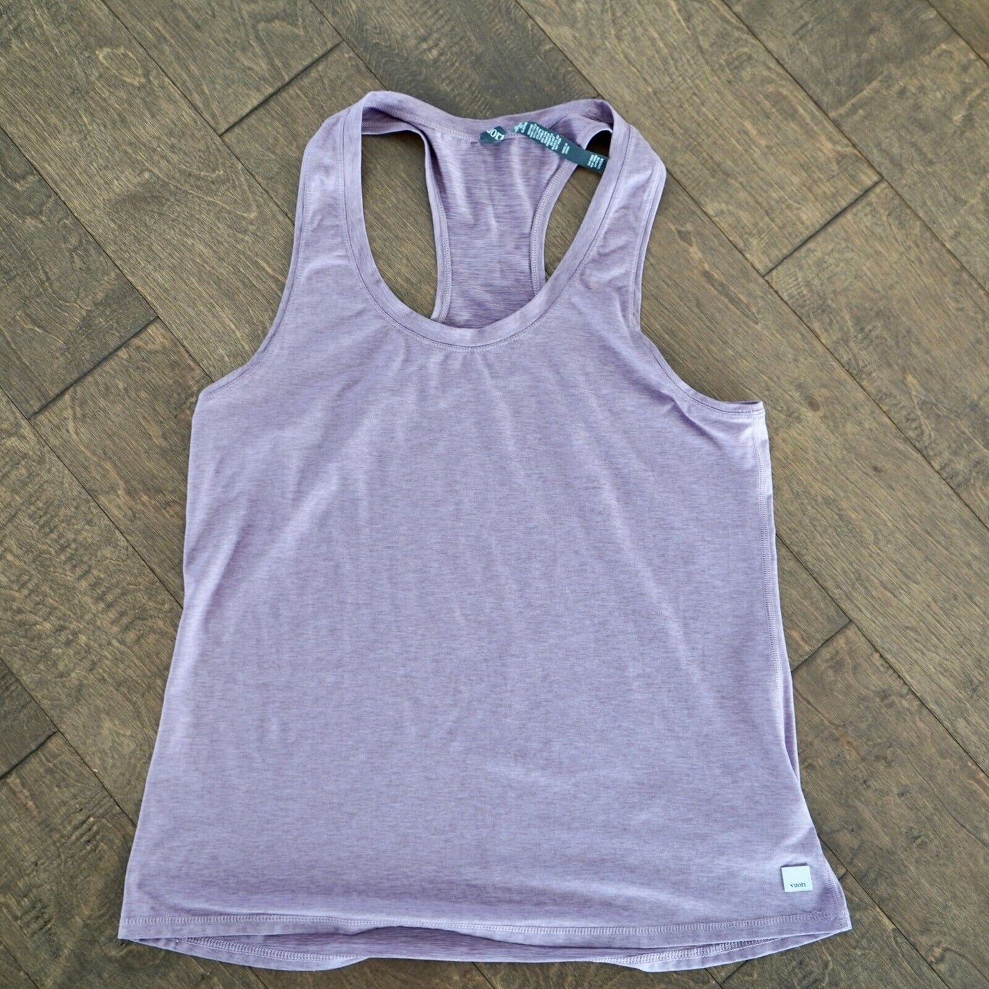 Vuori Lux Performance Racerback Tank Top In Mauve Pink Size XL