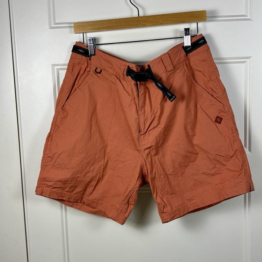 Roark Shorts Mens 34 Orange Campover Outdoor Casual Camp Hike Travel Ripstop