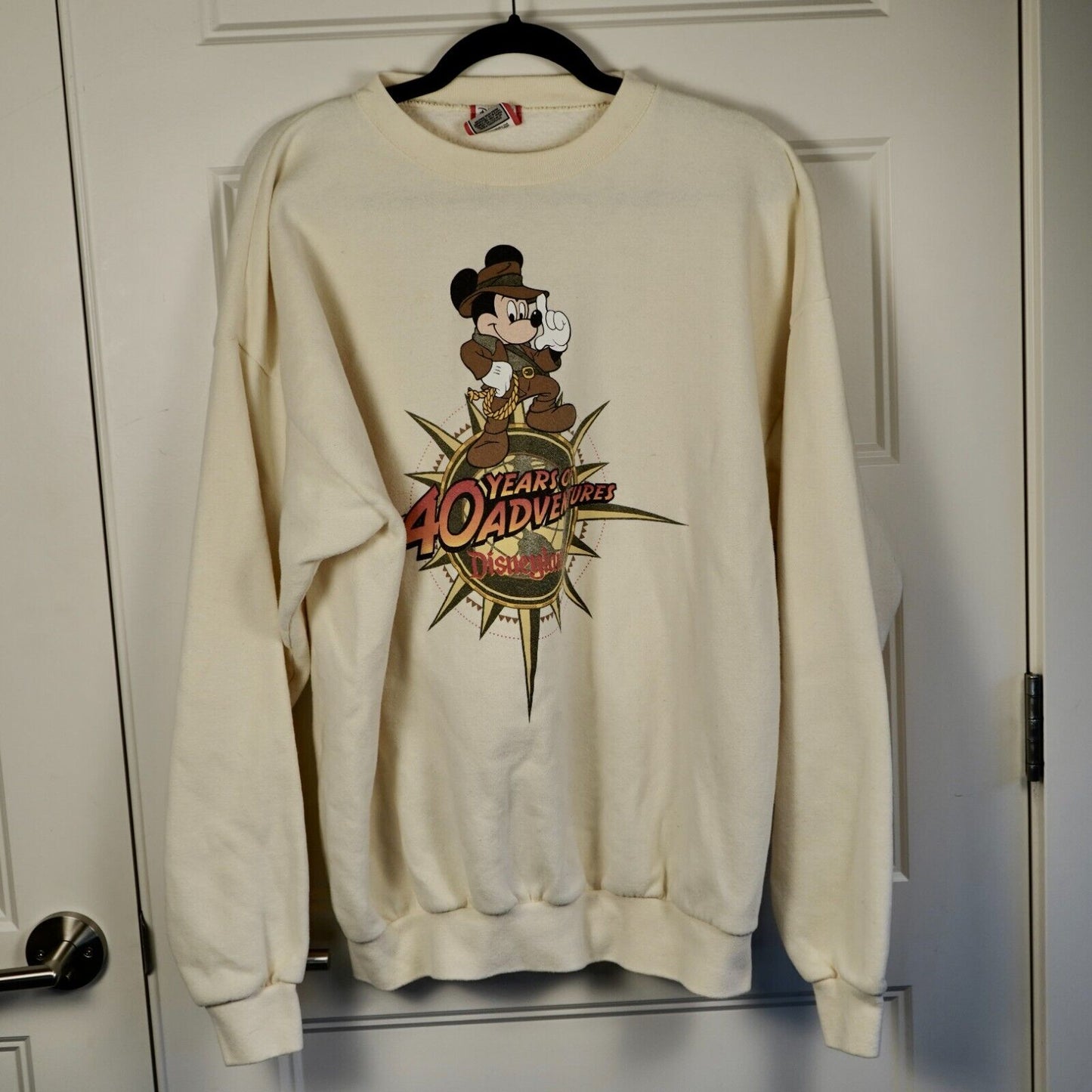 90s Disney Mickey Mouse 40 Years of Adventures Vintage Sweatshirt Crewneck Sz XL