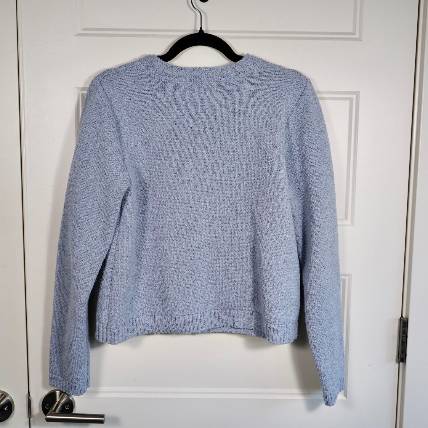 H&M Cardigan Powder Blue Knit Sweater Size Small