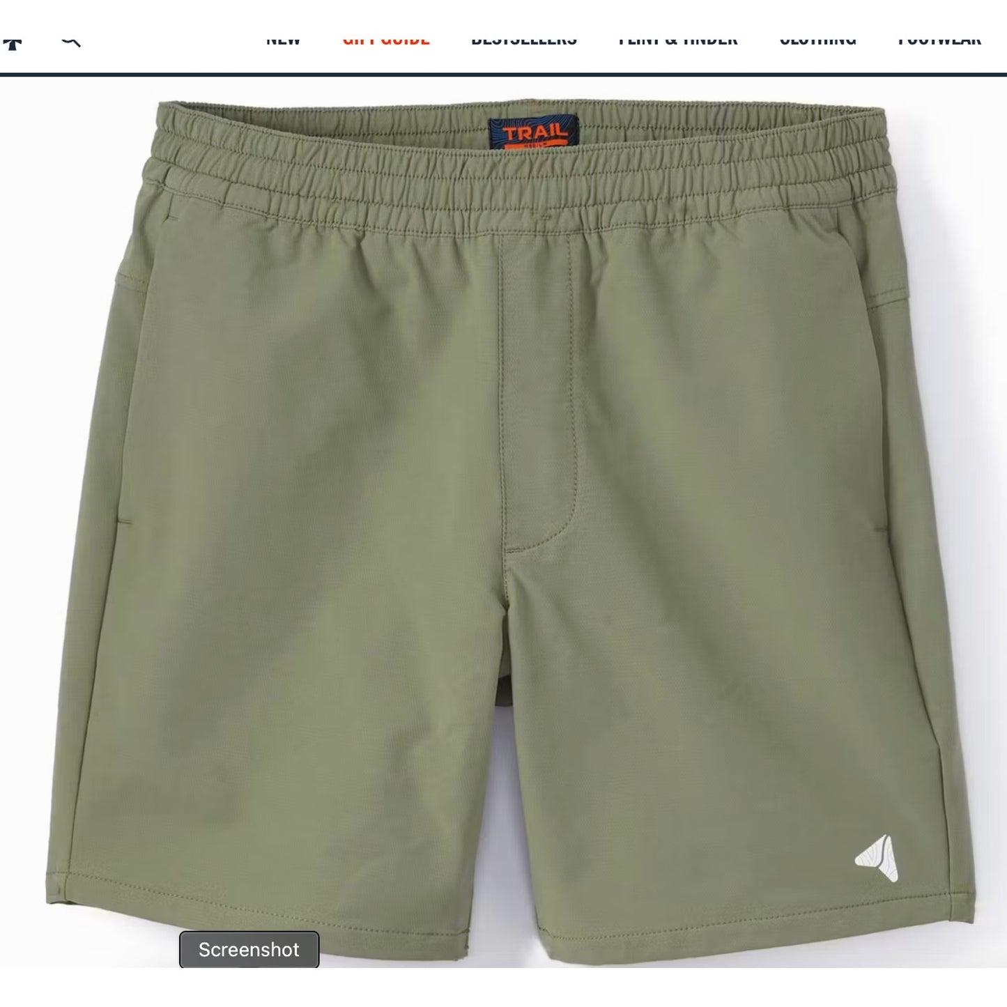 Huckberry Proof Shorts Men M 6" Inseam Trail Active Stretch Outdoor Hike