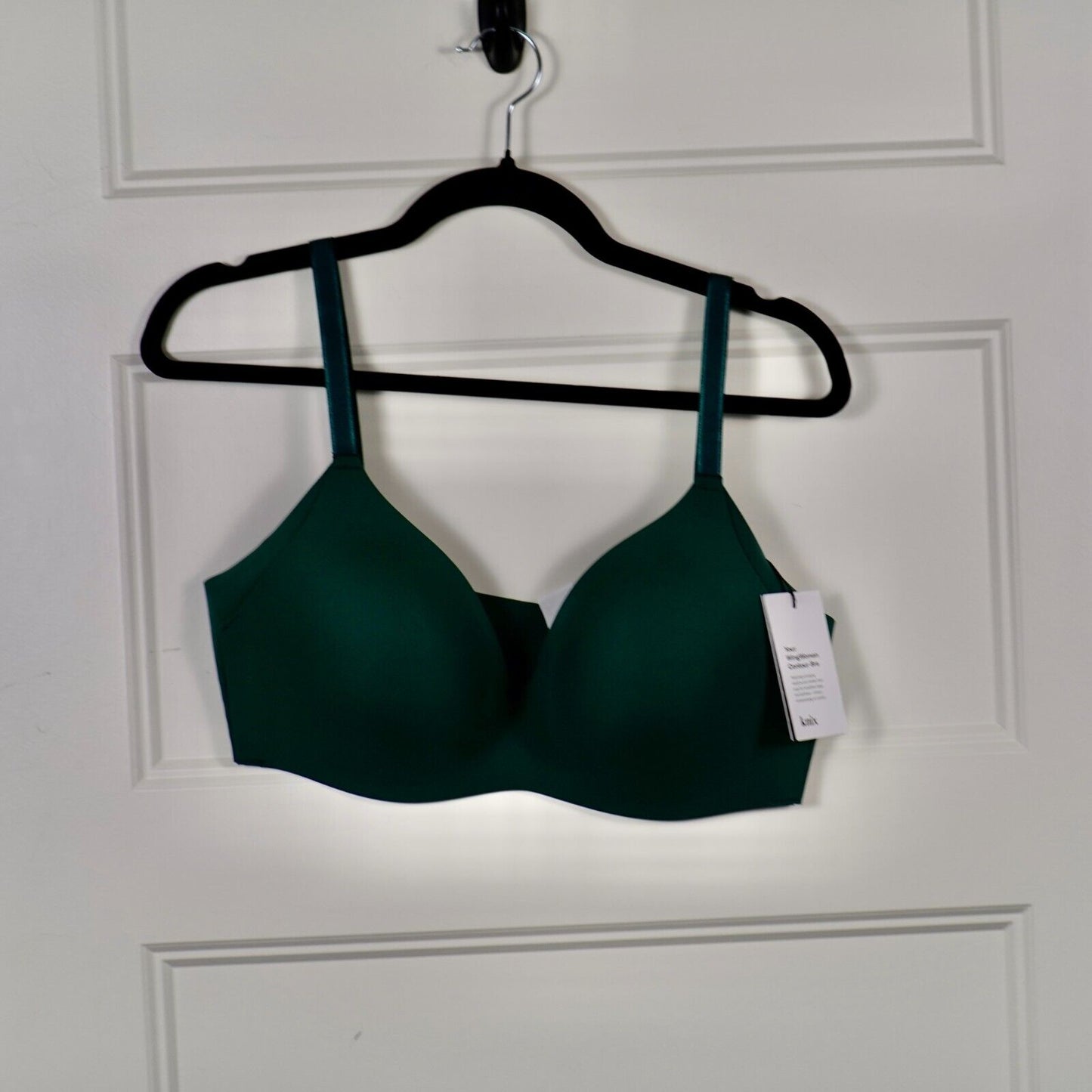 NWT Knix Wing Woman Contour Green Push Up Overlay Wireless Bra 5 38 C/D