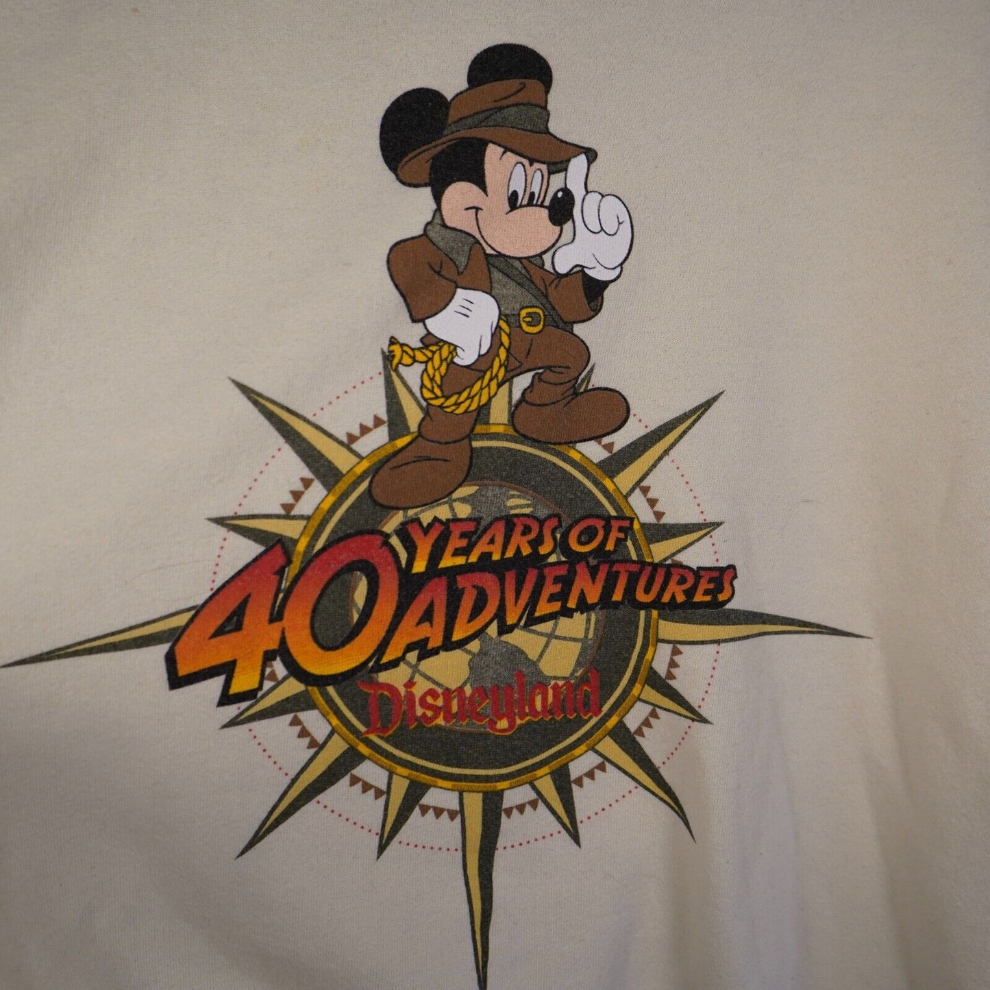 90s Disney Mickey Mouse 40 Years of Adventures Vintage Sweatshirt Crewneck Sz XL