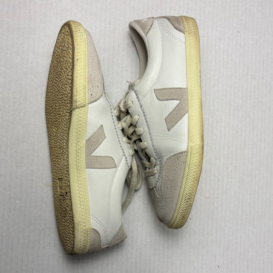 Veja Volley O.T. Leather White Natural Women Casual Lifestyle Shoes Size 9