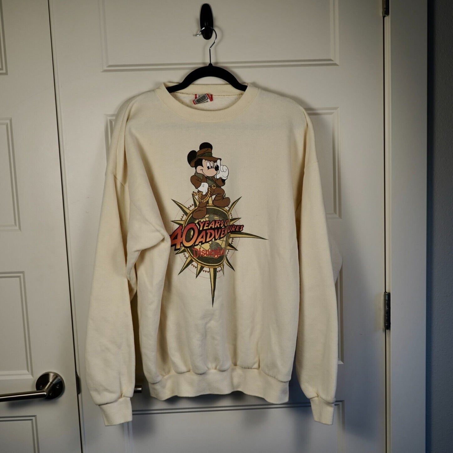 90s Disney Mickey Mouse 40 Years of Adventures Vintage Sweatshirt Crewneck Sz XL