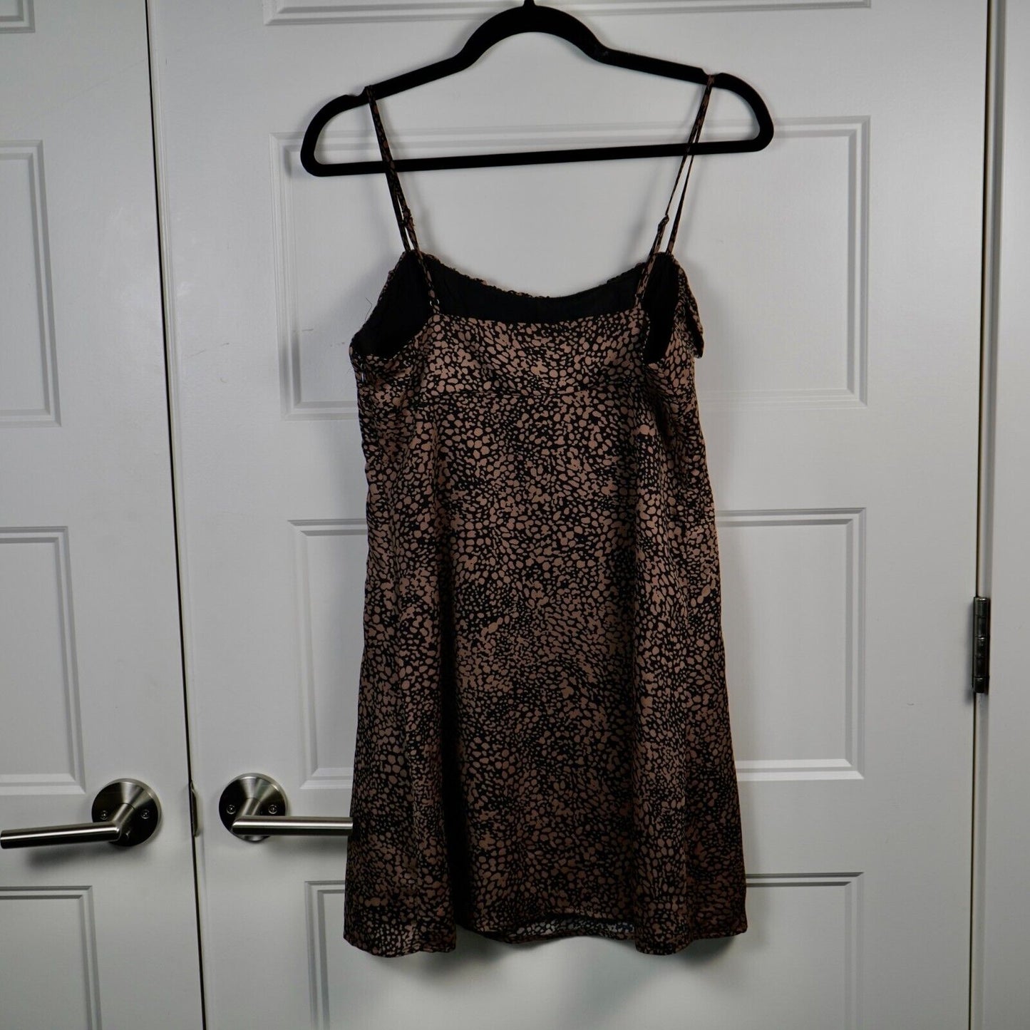 Urban Outfitters Lexington Empire Waist Mini Dress Medium Brown Multi Y2K